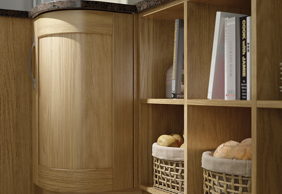 oak-kitchen-curved-cabinets-open-shelves